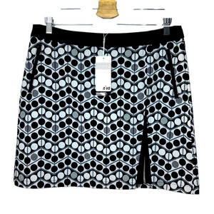 Nivo Golf Skort Black White NWT